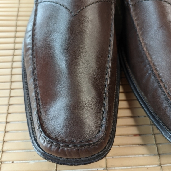 Florsheim IMPERIAL brown leather Venetian Loafers men's size 14D - Picture 4 of 11